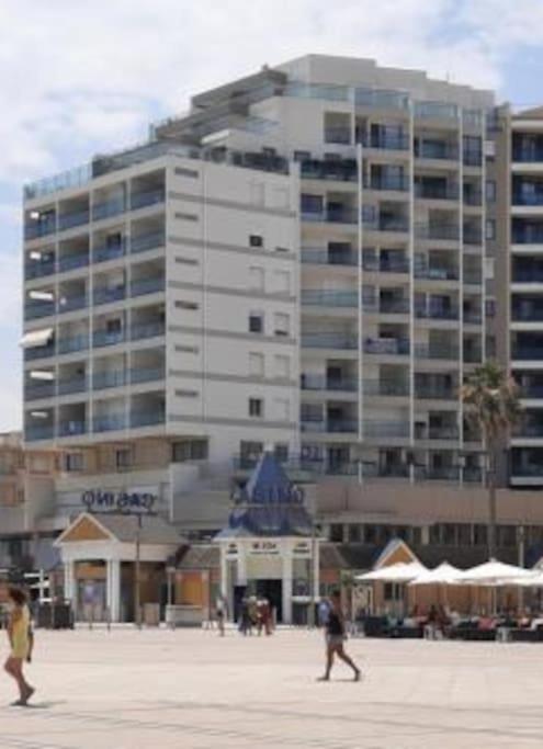 Studio Cosy Climatise Vue Mer Canet Plage 3Etoiles Exteriör bild