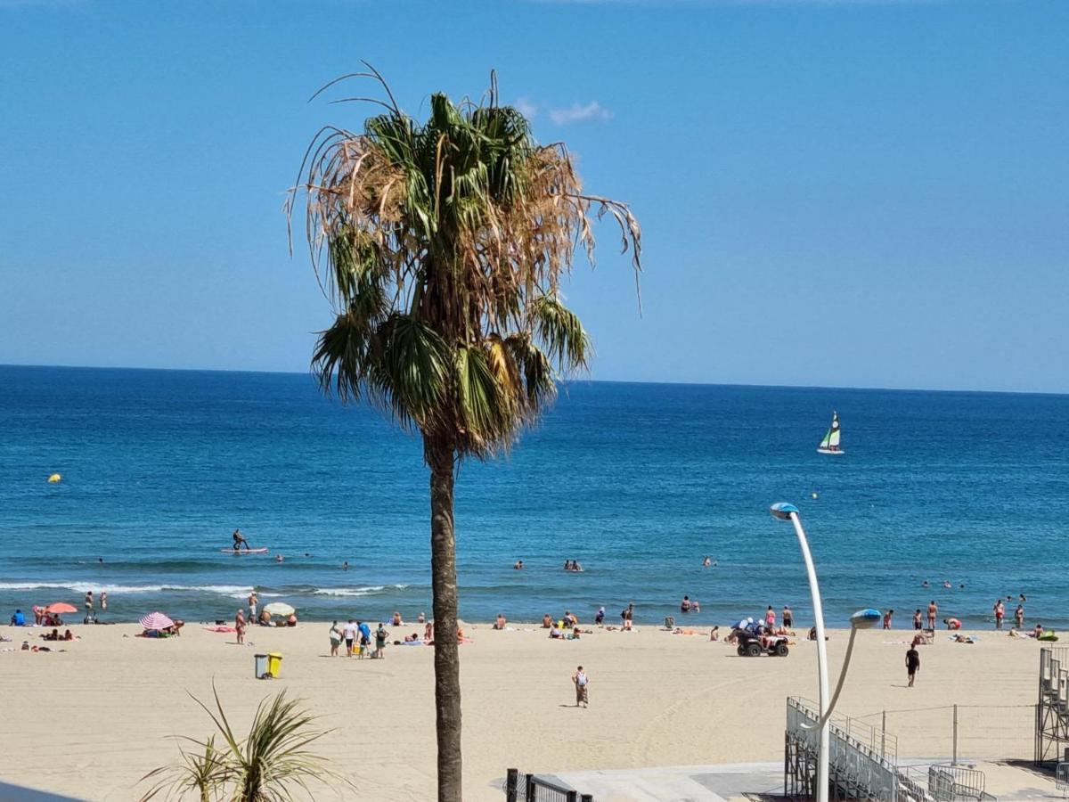 Studio Cosy Climatise Vue Mer Canet Plage 3Etoiles Exteriör bild