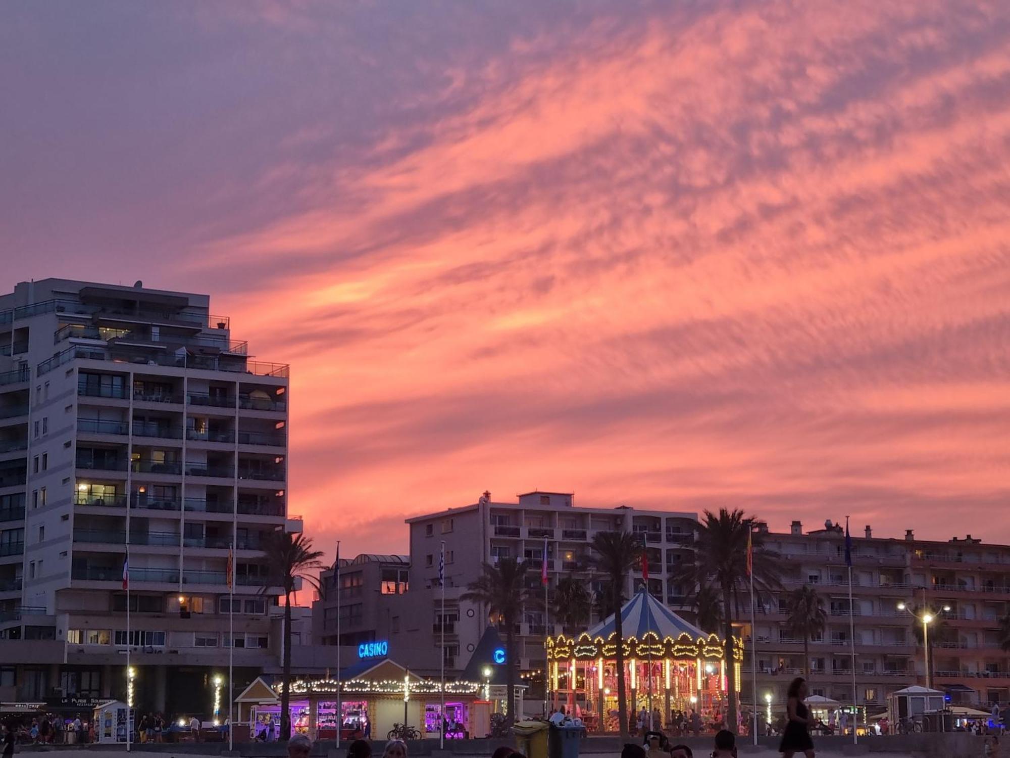 Studio Cosy Climatise Vue Mer Canet Plage 3Etoiles Exteriör bild