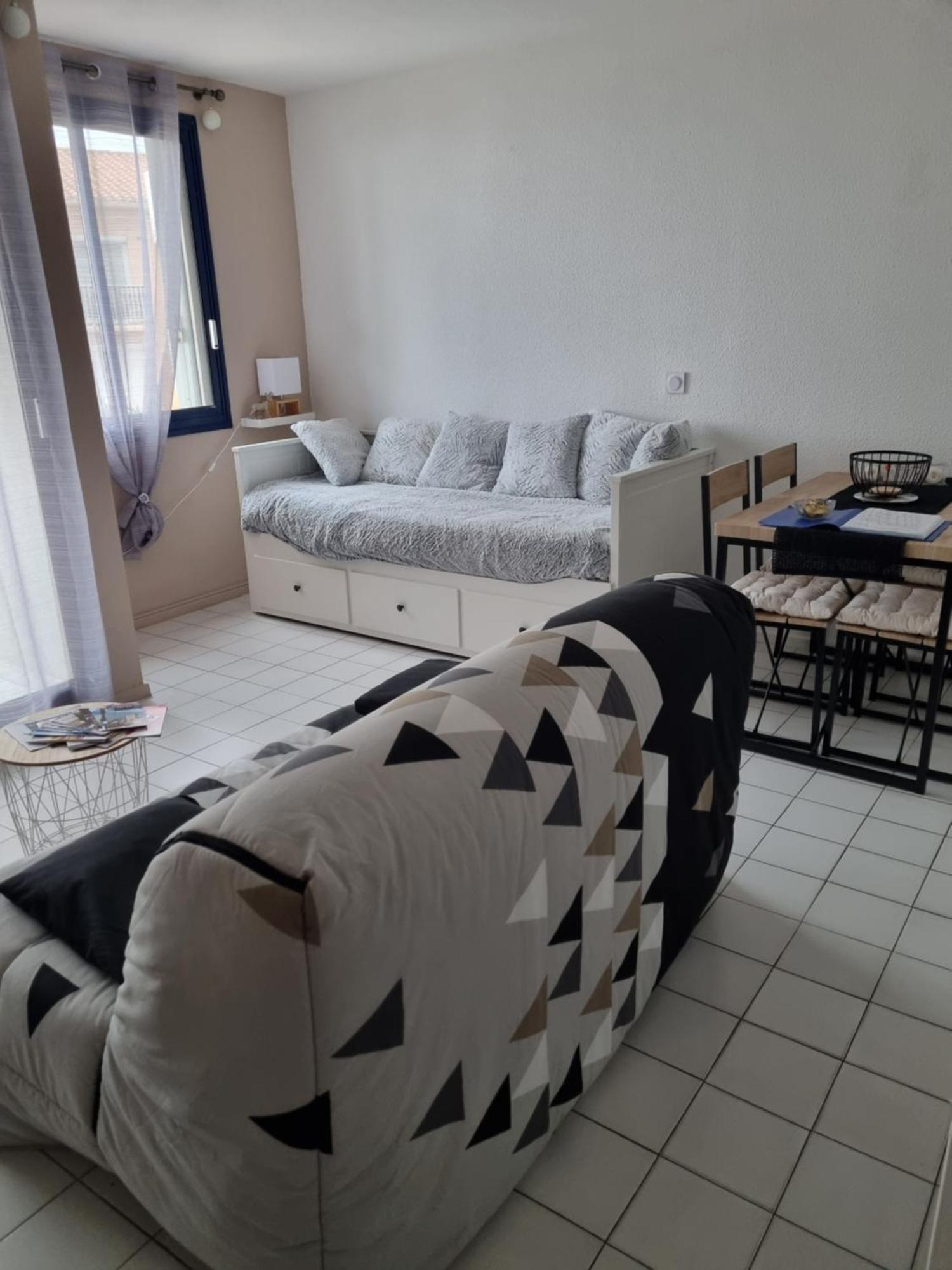 Studio Cosy Climatise Vue Mer Canet Plage 3Etoiles Exteriör bild