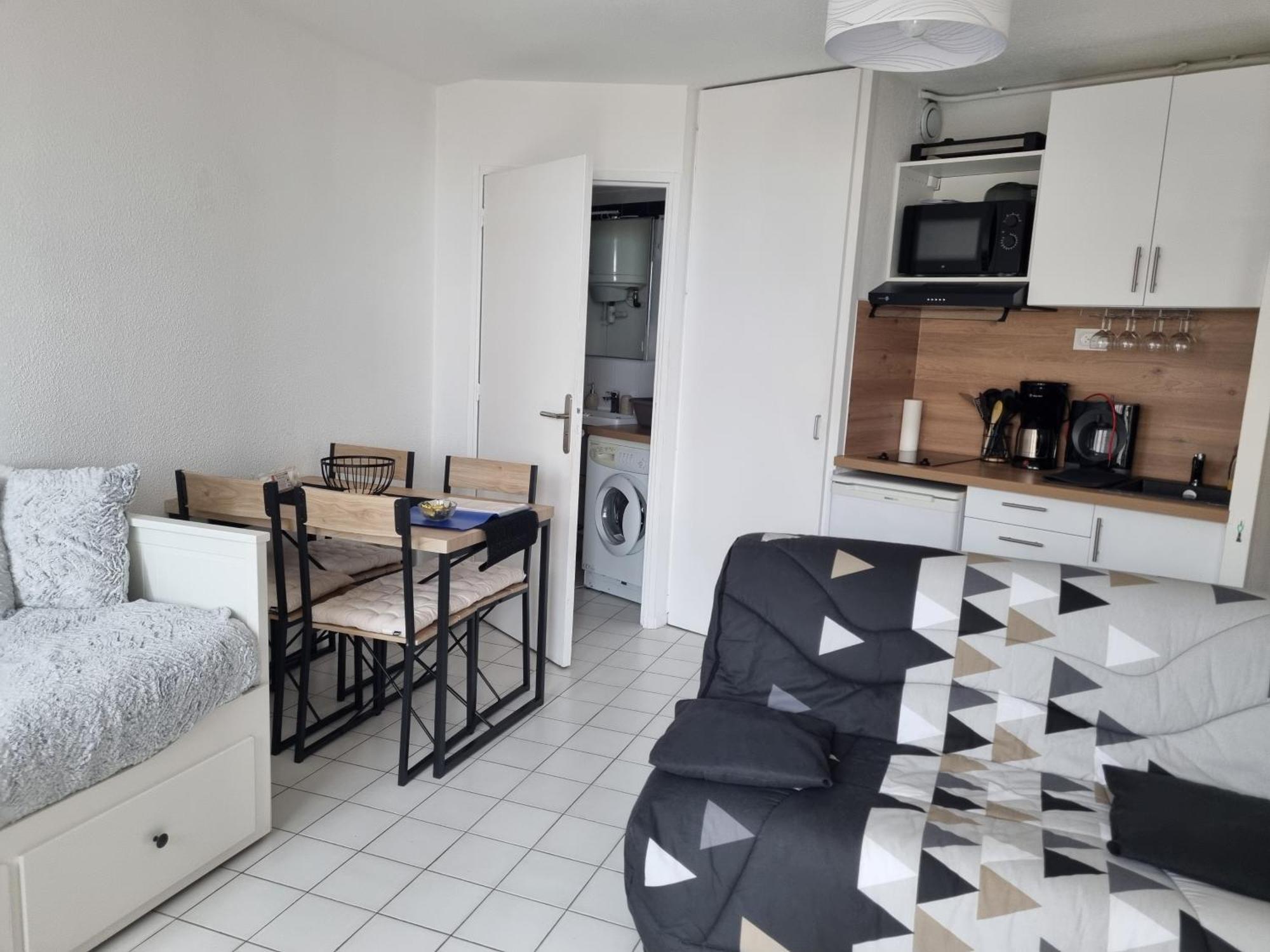 Studio Cosy Climatise Vue Mer Canet Plage 3Etoiles Exteriör bild