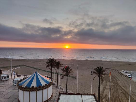 Studio Cosy Climatise Vue Mer Canet Plage 3Etoiles Exteriör bild