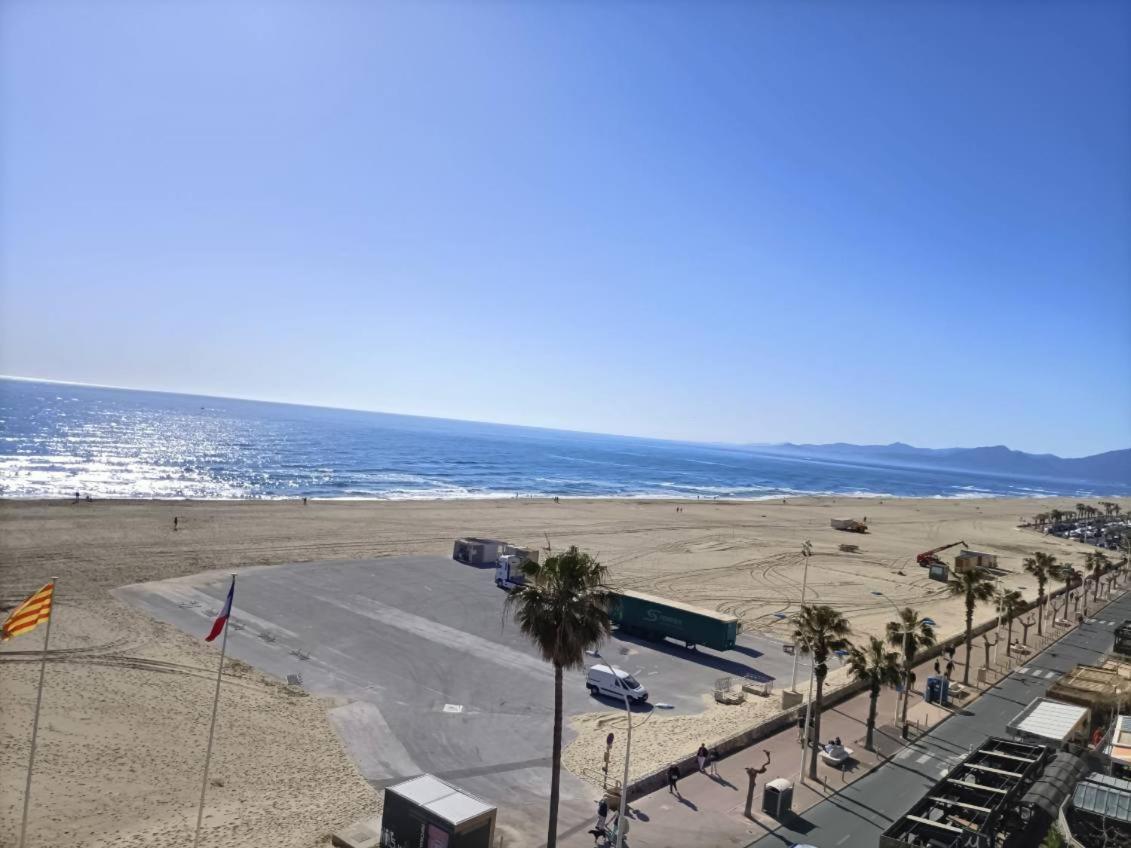 Studio Cosy Climatise Vue Mer Canet Plage 3Etoiles Exteriör bild